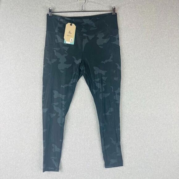 New Prana Sz 1X Plus Electa High Rise Athletic Work Out Legging II Camo NWT - Picture 4 of 12